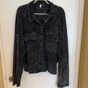 Pilcro Black Denim Jacket